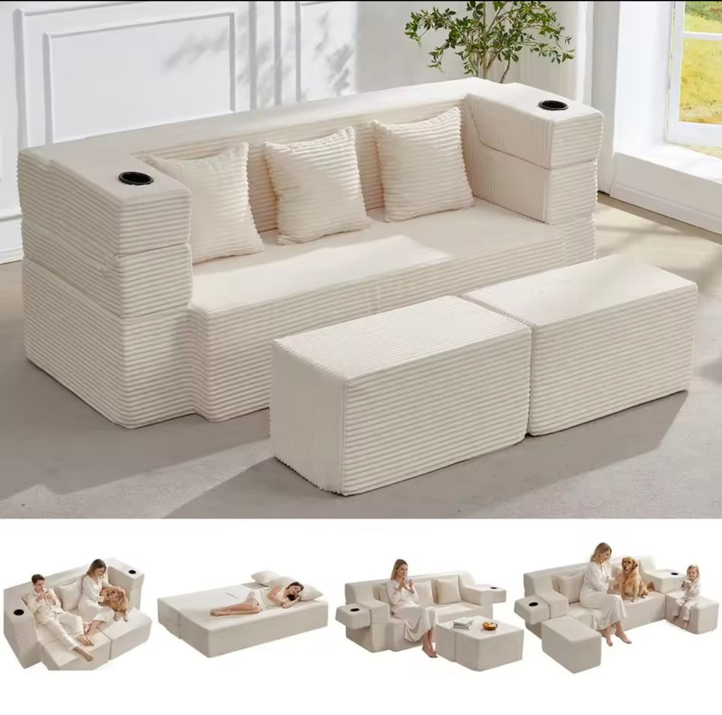 Sleeper Ottoman Sofa Bed