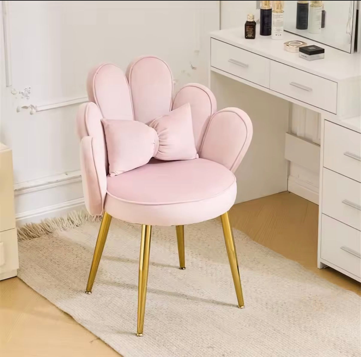 Pink Vanity chair