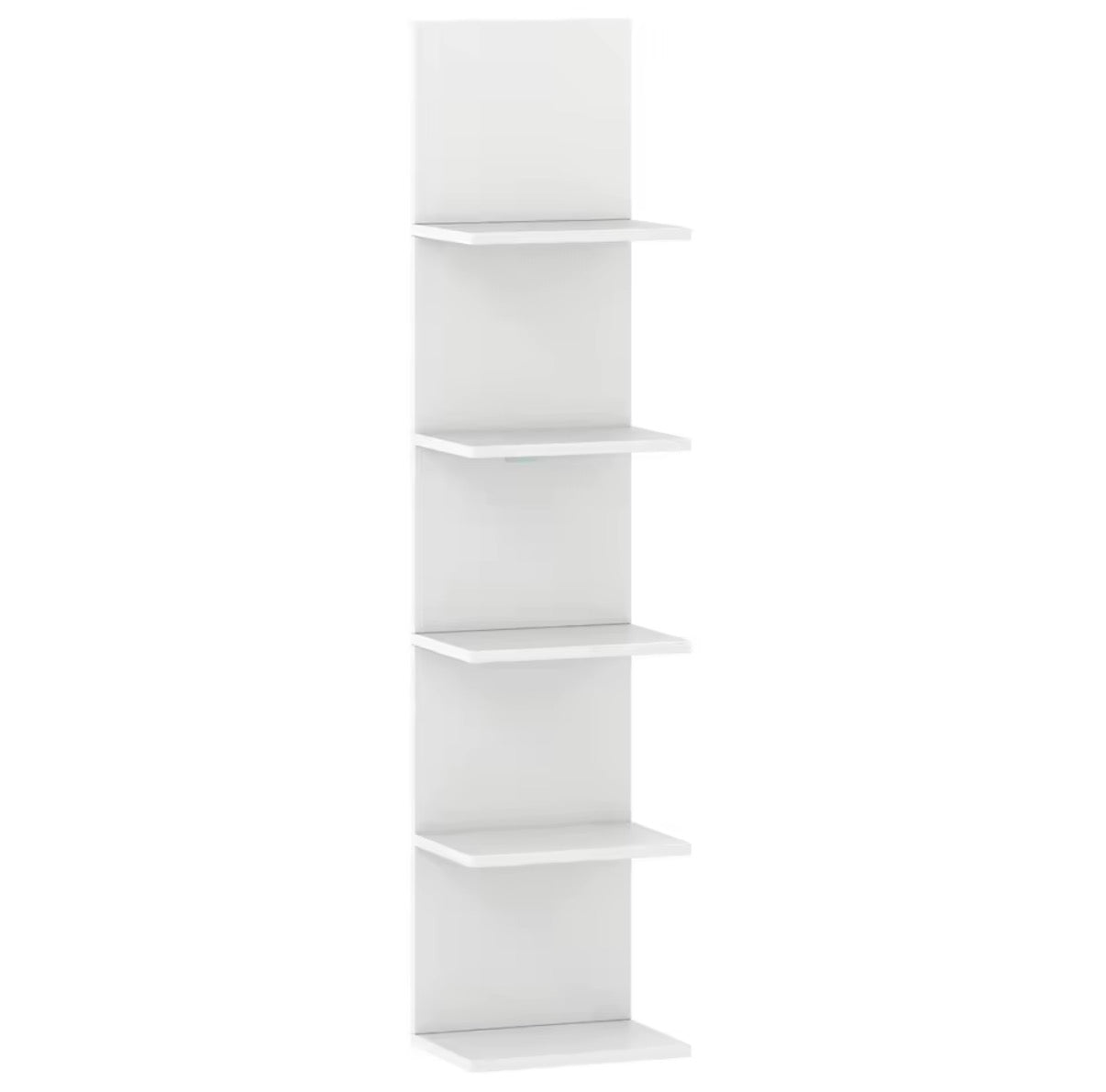 Vertical storage wall shelf