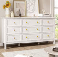 White dresser (9 drawers)