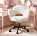 Petal desk chair with wheels