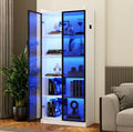 White Tall Bookcase (LED)
